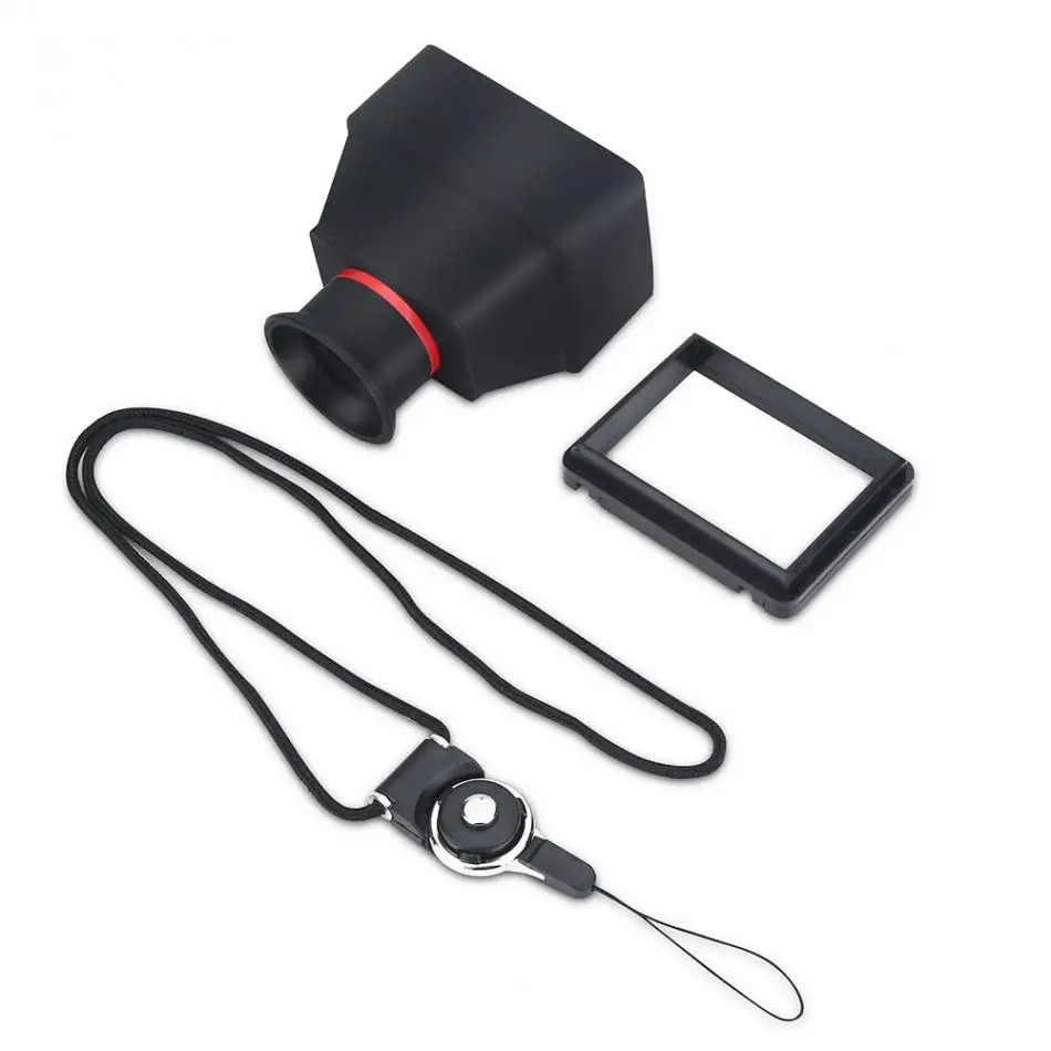 Wytrzymały wizjer lcd 3.2 cala 3X lupa akcesoria do lustrzanek cyfrowych DSLR 3.2 w wizjer lcd 3X Viewfinders