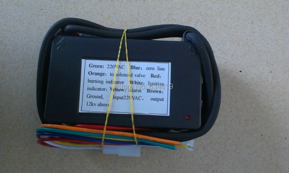 US $160.00 220V 110V Gas Ignition Spark Control Module Black Box Gas Lighting Unit Automatic Eletronic Gas Igniter Distributor