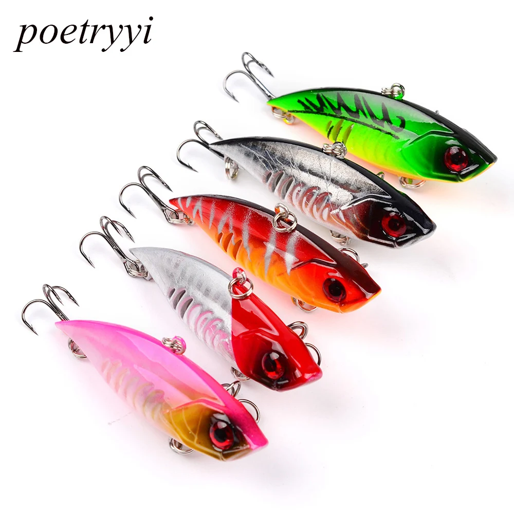 

POETRYYI 6.5CM hook6# Bass Fishing Lures Crank Bait Crankbait Tackle Swim bait wobblers fishing japan Hard Crazy Fish Lure 30