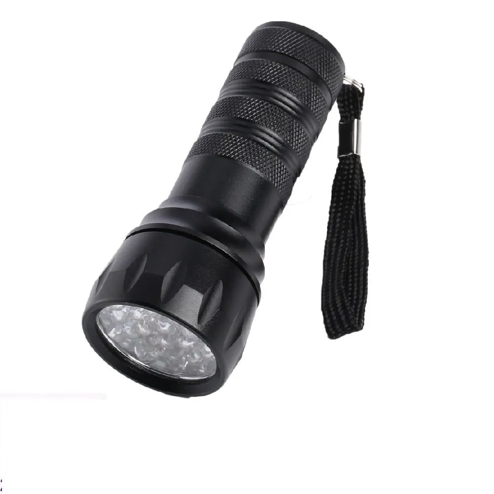 New Version 21 LED Flashlight UV Light Portable Ultraviolet Blacklight
