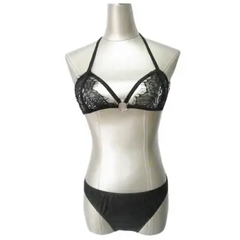 

New Women Lady Sexy See Through Lace Underwear Lingerie Push Up Bra + Brief Set S-XL Size