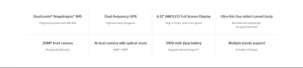 OTA+ Глобальная ПЗУ Xiaomi mi 8 mi 8 6,2" FHD+ AMOLED Snapdragon 845 6 ГБ ОЗУ 64 Гб ПЗУ 4 г LTE мобильный телефон 20.0MP AI двойная камера