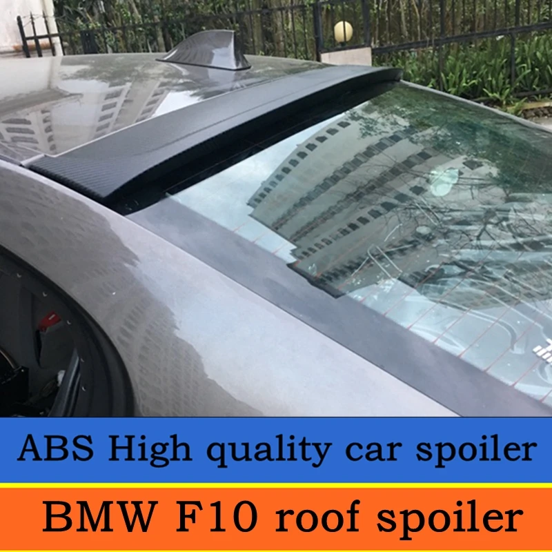 Best For BMW 530 525li 520 523 F10 F18 to up Universal high quality ABS material Primer or white or black DIY paint roof spoiler
