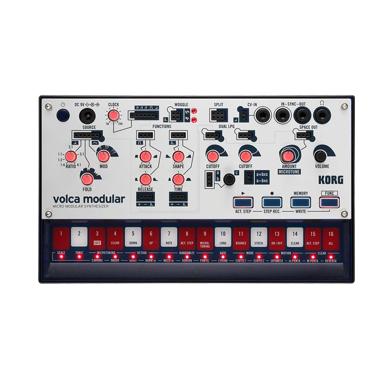 Модульный синтезатор Korg Volca, модульный, электрический, Geinspireerd, секвенсор для Ultieme Bass Lijnen