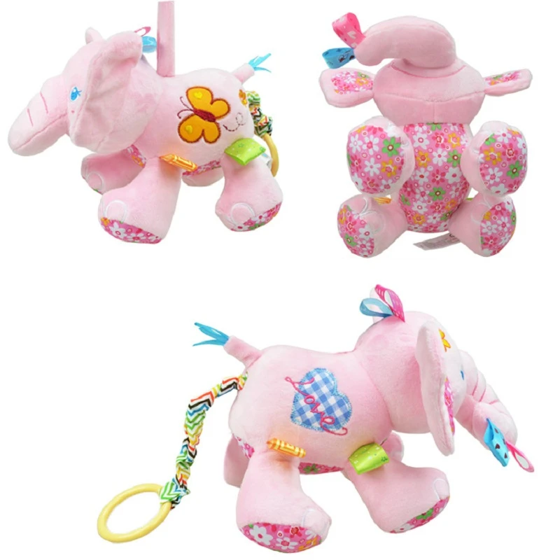 blue elephant baby toy