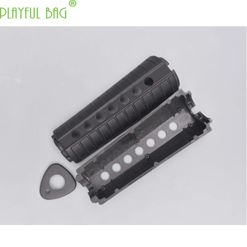 

Jinming 9 M4 water bullet gun Nylon guard wood upgrade material fishbone TTM- black bull BD556 upgrade accessories N24