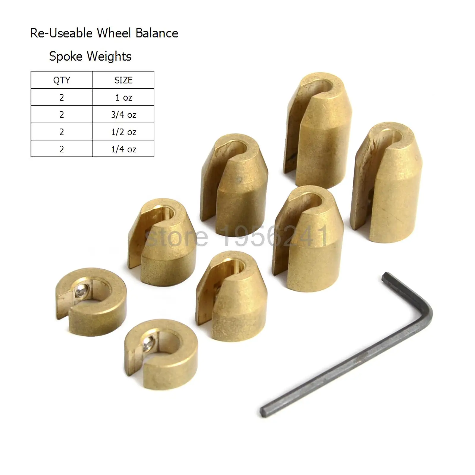 Reusable Motorcycle Wheel Balance Weights For Spoke Wheels