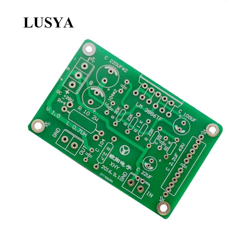 Lusya LM3886T усилитель мощности плата PCB моно канал 74mmX50mm T0080 | Электроника