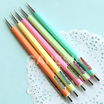 

1pc Candy color style mechanical pencils Metal clips&pen point design pencil School supplies Office gift stationety (ss-1188)