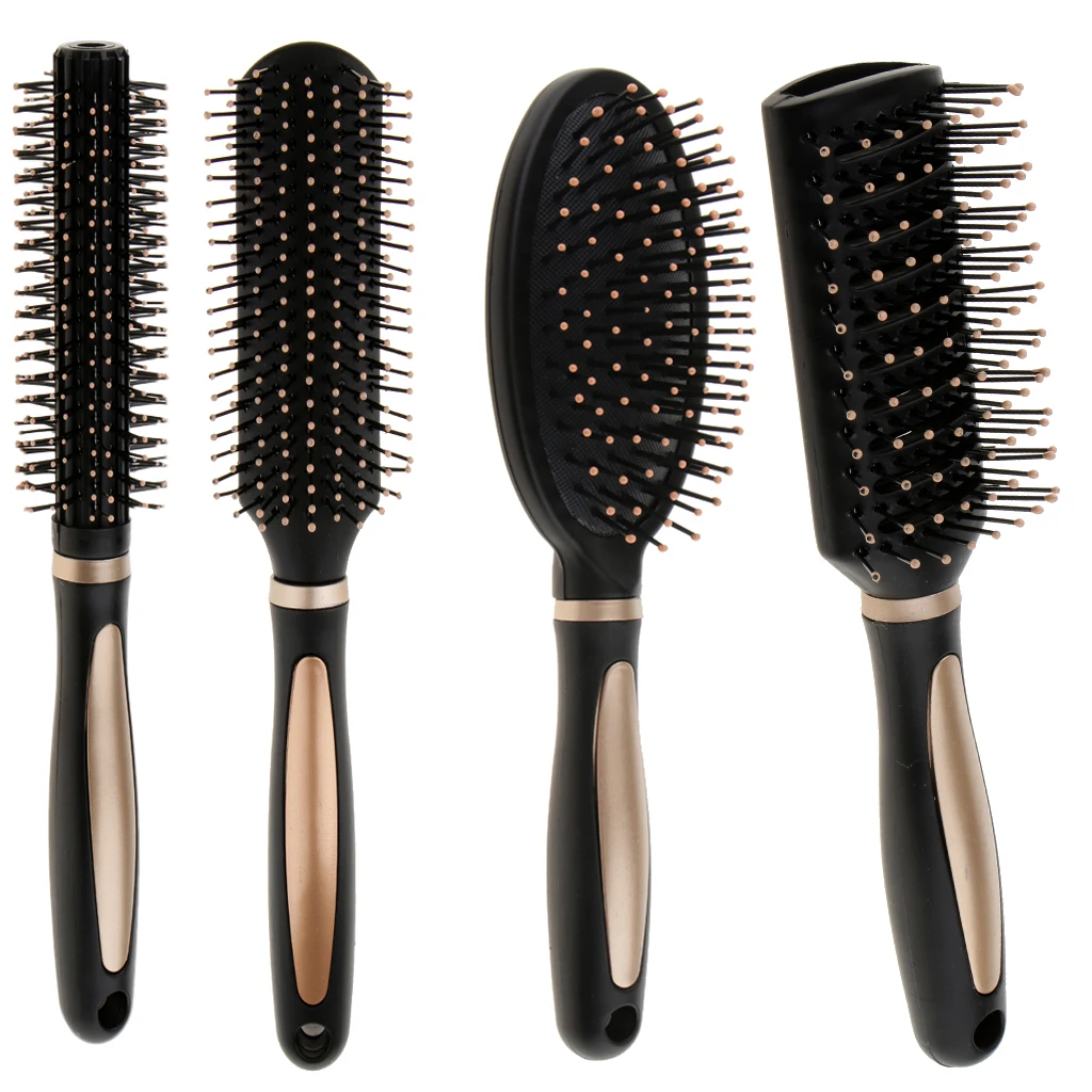 Air Cushion Comb Straightening Curly Hair Round Brush Scalp Massage