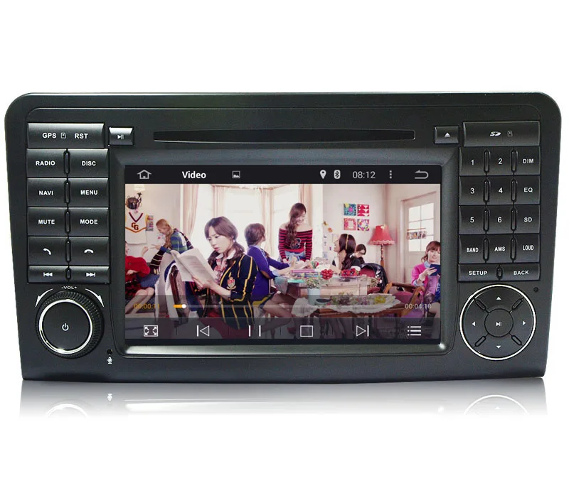 " HD 1024x600 Android 7.1 dvd-плеер автомобиля для Mercedes-Benz GL ml класса W164 ML300 ML320 ML350 ML450 ML500 Quad Core Радио GPS