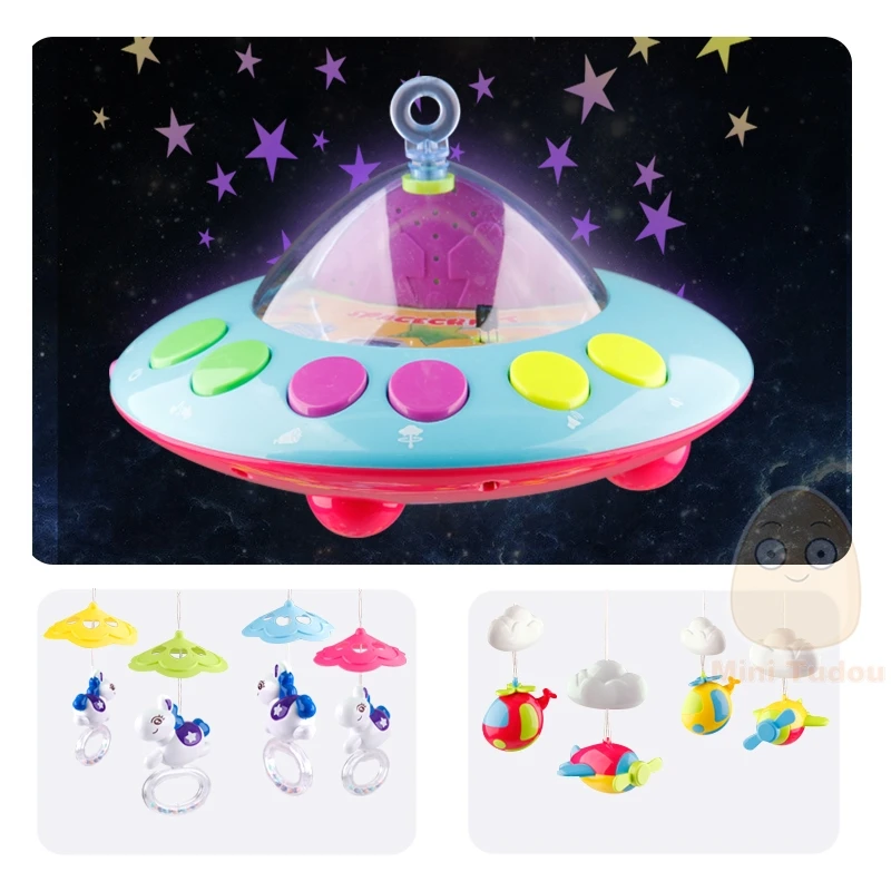 Minitudou игрушки мобиль на кроватку для новорожденных 0 12 месяцев baby toys кроватки mobile