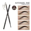 Waterproof Natural Long Lasting Paint Tattoo Eyebrow Black Brown Eyebrow Pencil With Brush Makeup ► Photo 1/5