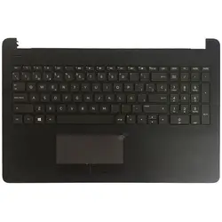 Испанский Клавиатура для ноутбука hp Pavilion 15-BW 15-BS 250 G6 255 G6 256 G6 с серым Palmrest верхняя крышка без touc hp ad