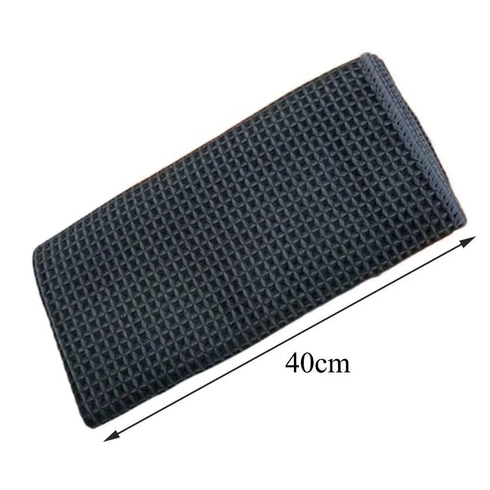 Wholesale 40*40cm Waffle Pattern Soft Microfiber Cleaning Towel Car Auto Wash Dry Clean Polish Cloth
