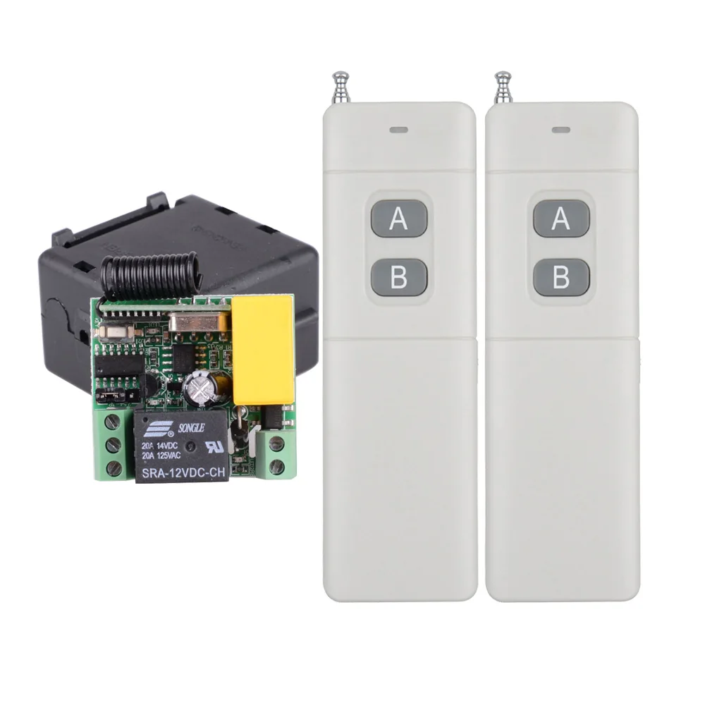 

Long Range 200-3000M Transmitter + AC 220V 10A Wireless Remote Control Switch Lamp Light LED Remote Mini Light Switch System