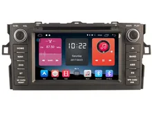 Android 6.0 de DVD DEL COCHE PARA TOYOTA AURIS 2007-2011 jugador audio del coche gps unidad principal estéreo Multimedia construir en 4G módulo