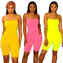 Summer Sling Jumpsuit Sexy Tube Top Strap with Solid Color Fitness Style Pants Casual Work Romper Office Lady Bodysuit Overalls Summer Sling Jumpsuit Sexy Tube Top Strap with Solid Color Fitness Style Pants Casual Work Romper Office Lady Bodysuit Overalls