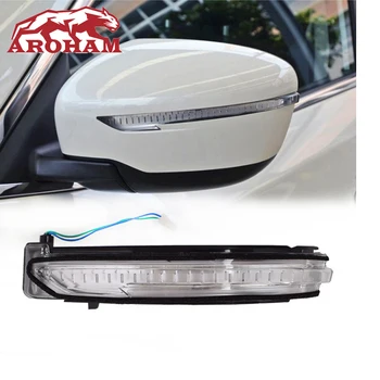

2PCS Rearview Mirror Turn Signal light Side Repeater LED Lamp For Nissan X-Trail Rogue Qashqai Murano 2014 2015 2016 2017