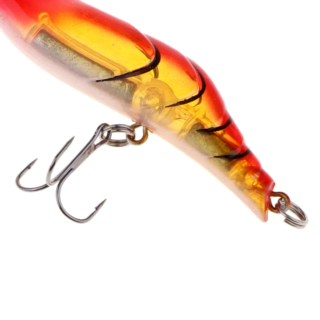 Perfeclan Fishing Lure Shrimp Lure Squid 8cm/15g Hard Jig Baits Swing Shrimp Squid Lure Squid Jigs Fishing Lures