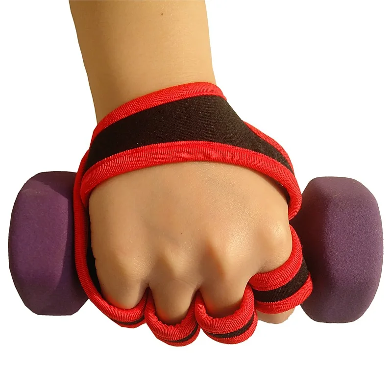 Gym Weightlifting Training Gloves Hand Palm Protect Fitness Gear Gymnastics Equipment Crossfit Gloves Body Building Gloves