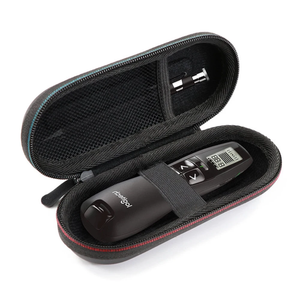 

For Logitech Wireless Professional Presenter R400 R800 EVA Hard Bag Travel Protective Case Carry Cover Compact sizes (only case)