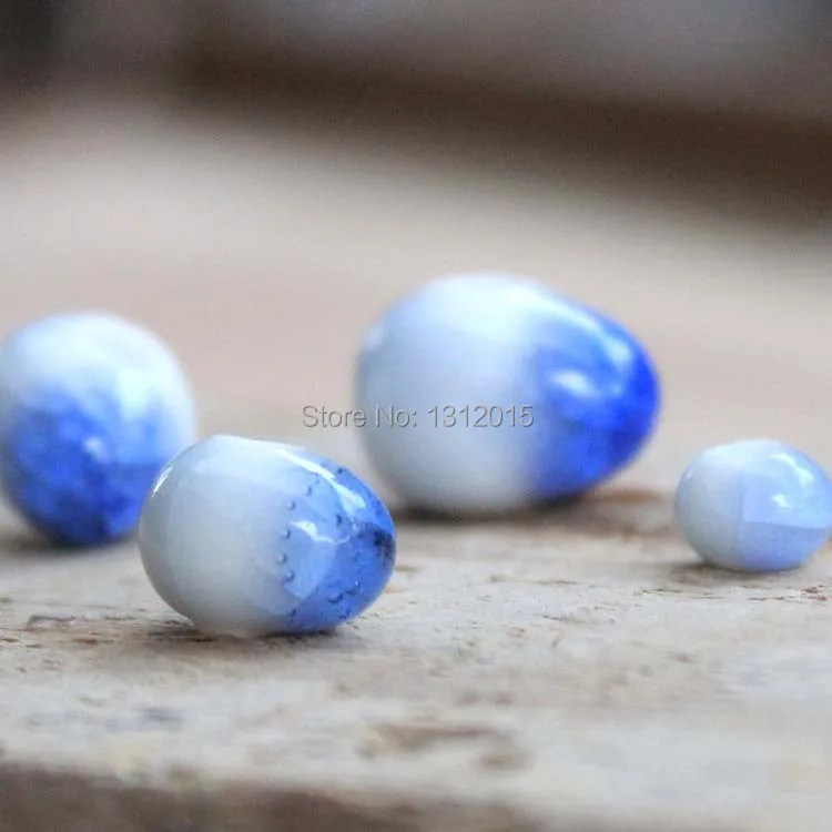 

2018 new On sale 12mm 50pcs Ice Crack white Porcelain Ceramic oval Beads,oval Spacer beads Free shipping YS0044