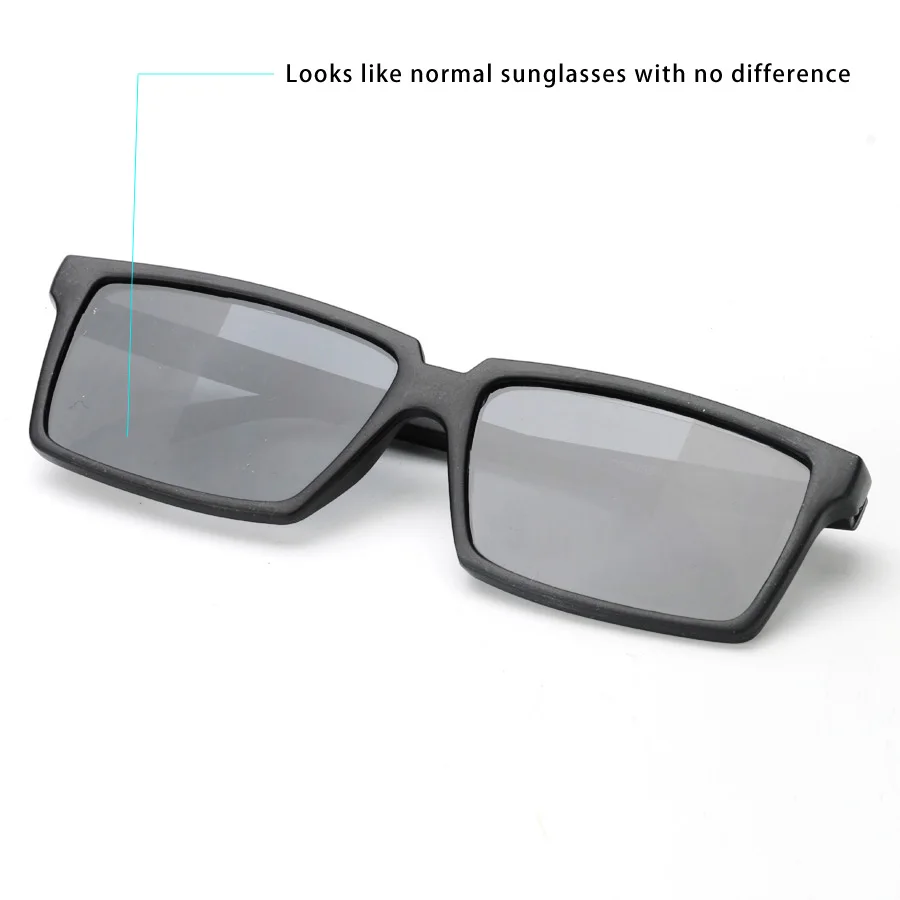 To See Behind Spy Sunglasses Novelty Shades with Mirror on Side Ends Funny Costume Glasses Accessories for Kids& Adult