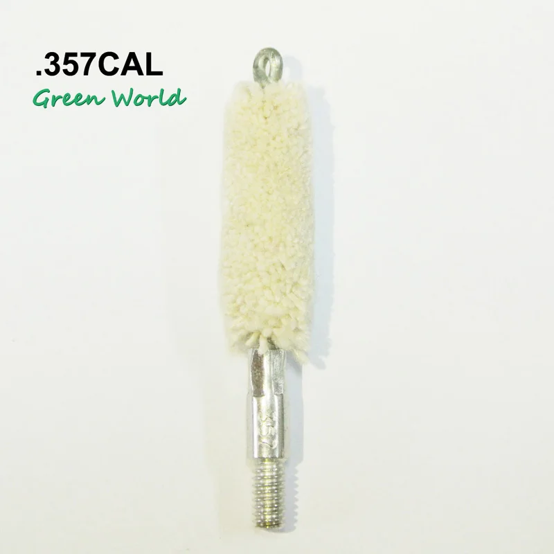 Green World 5pcs/lot .357cal Mop Brush ,Cotton Swab,Gun Clean Brush for