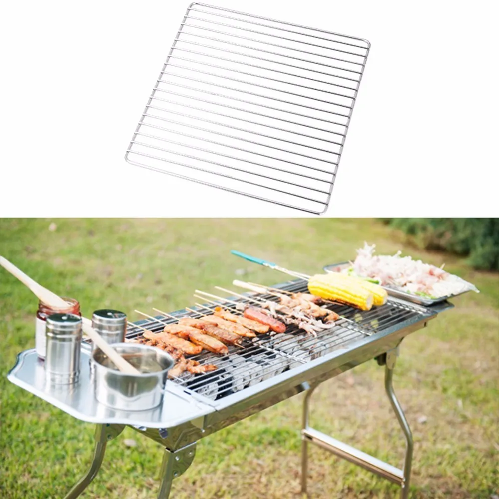 

Non Stick Grilling Mats BBQ Mesh Churrasco Roaster For Outdoor Camping Durable Cooking Tools Barbecue Pads 30*25cm