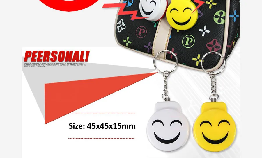 Personal Alarm smiling face DP-SDSF-Y 7-2