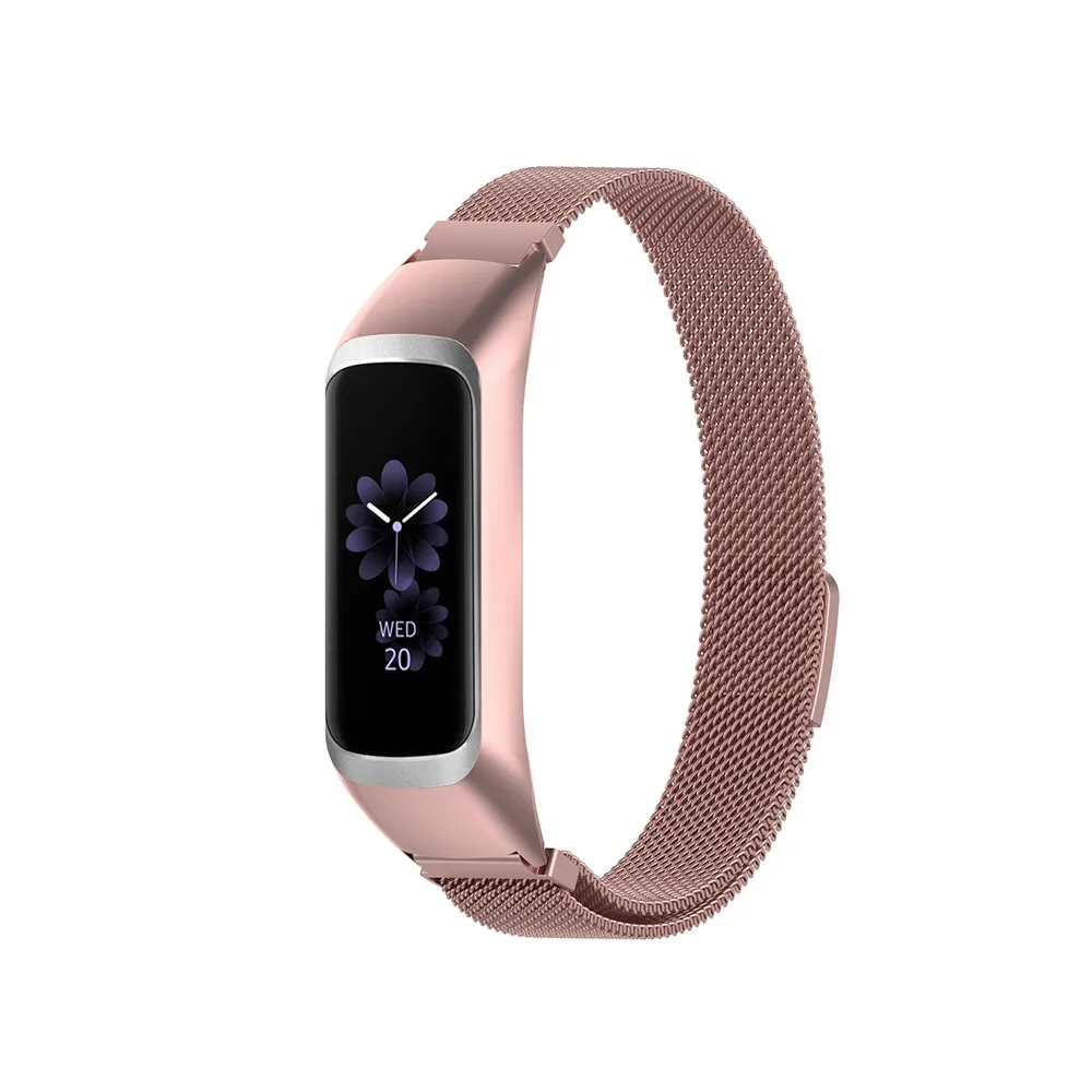 Сменный ремешок для наручных часов из нержавеющей стали для samsung galaxy fit e SM-R375 Smartwatch Milan