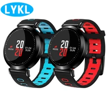 LYKL M10 цветной экран Спортивный умный Браслет 0,9" кровяное кислородное кровяное давление монитор сердечного ритма умный Браслет Шагомер Браслет