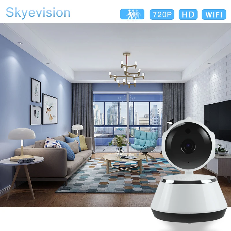 Skyevision безопасности дома Мини 720 P Wi Fi Беспроводной IP Камера ИК Ночное видение cctv