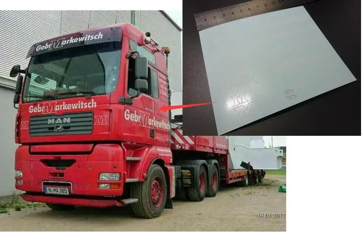 Наклейки на водные тела/Водные весы 1/14 Тамия Lesu MAN TGX TGS TGA тракторный трейлер RC