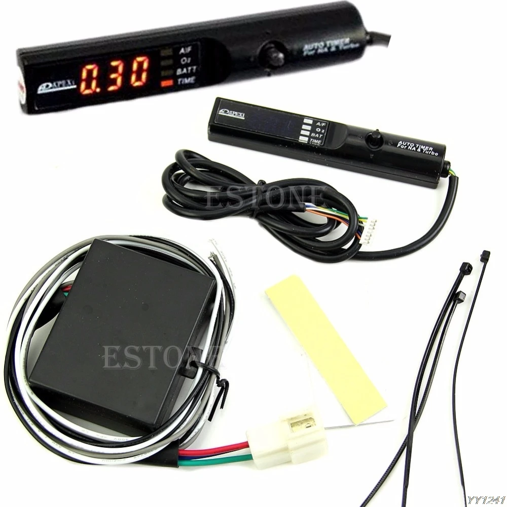 

Car Styling High Quality APEXI Auto Turbo Timer NA & Turbo Digital LED Red Display Light Auto Bulbs Car Lights-Y11