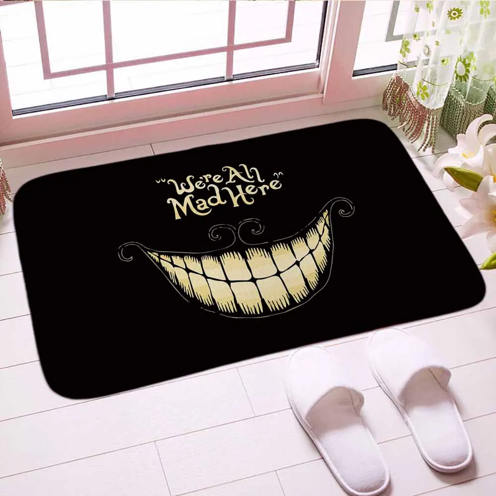 

Welcome Halloween Theme Grimace Pumpkin Cat Doormat Custom Kitchen Mat Carpet Soft Bathroom Mats Good Gift For Home Decor
