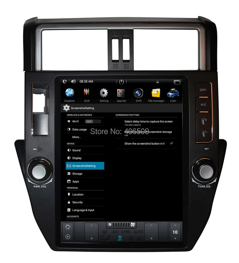 Top 12.1" Tesla Style Android 7.1 Car Player GPS Navigation for Toyota Land Cruiser Prado 150 2010 2011 2012 2013 with Radio BT 4 Top 12.1" Tesla Style Android 7.1 Car Player GPS Navigation for Toyota Land Cruiser Prado 150 2010 2011 2012 2013 with Radio BT 4