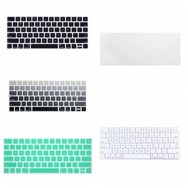 Fashion Silicone Keyboard Skin Cover For font b Apple b font Bluetooth Keyboard Magic Skin Protector