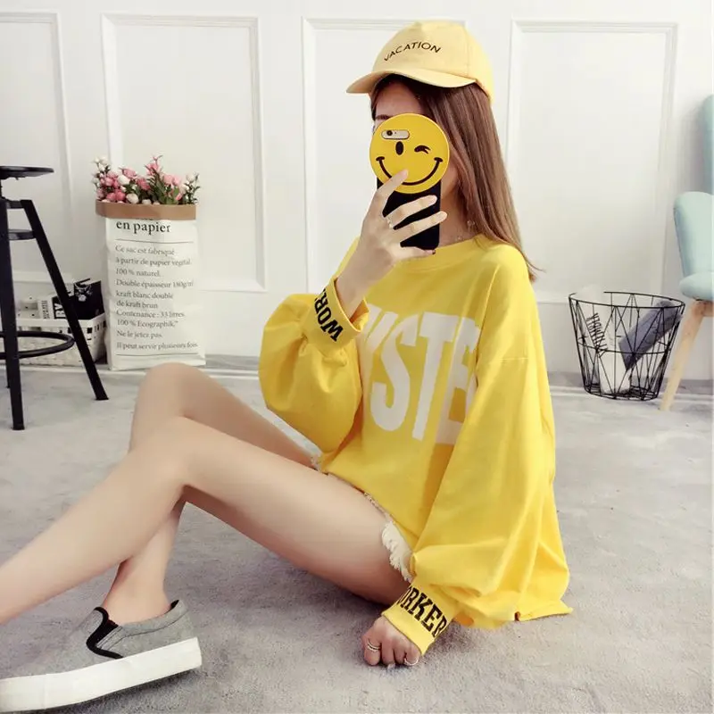 زائد حجم 3XL طويلة الأكمام البلوز المتناثرة هوديي النساء إلكتروني طباعة الصوف بلوزة كاجوال هوديي الشارع الشهير هوديي الخريف