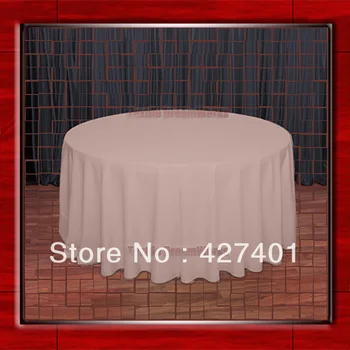 

Hot Sale 132" R Mauve Round Table Cloth Polyester Plain Table Cover for Wedding Events &Party Decoration(Supplier)