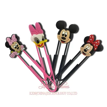 

4pcs/set Hot cartoon PVC Paper Clips Holder,Cartoon Bookmarks,Party Gifts Office School Supplies,Page Paper Clips