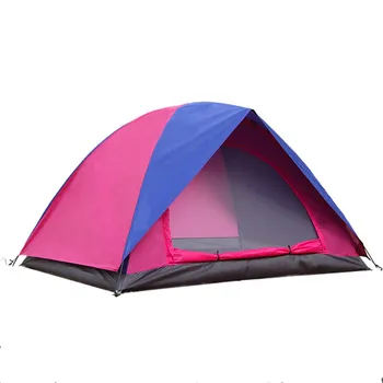 

200*150*110cm 2 Person Double Layer 2 Door 1.7kg Outdoor Camping Climbing Hiking Waterproof Sunshade Windproof Beach Tent