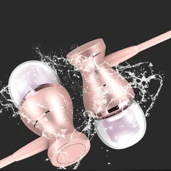 

Waterproof Earphone Jack Wired Earphones Bass Stereo Earbuds with Mic Magnet and Control 3.5mm Waterproof Earphones for Running