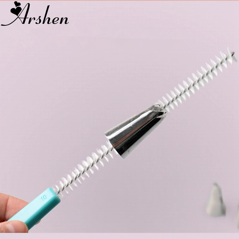 

Arshen New Design Icing Piping Nozzles Brush 20cm Teapot Baby Milk Bottle Nipple Hanging Brush Kitchen Tools