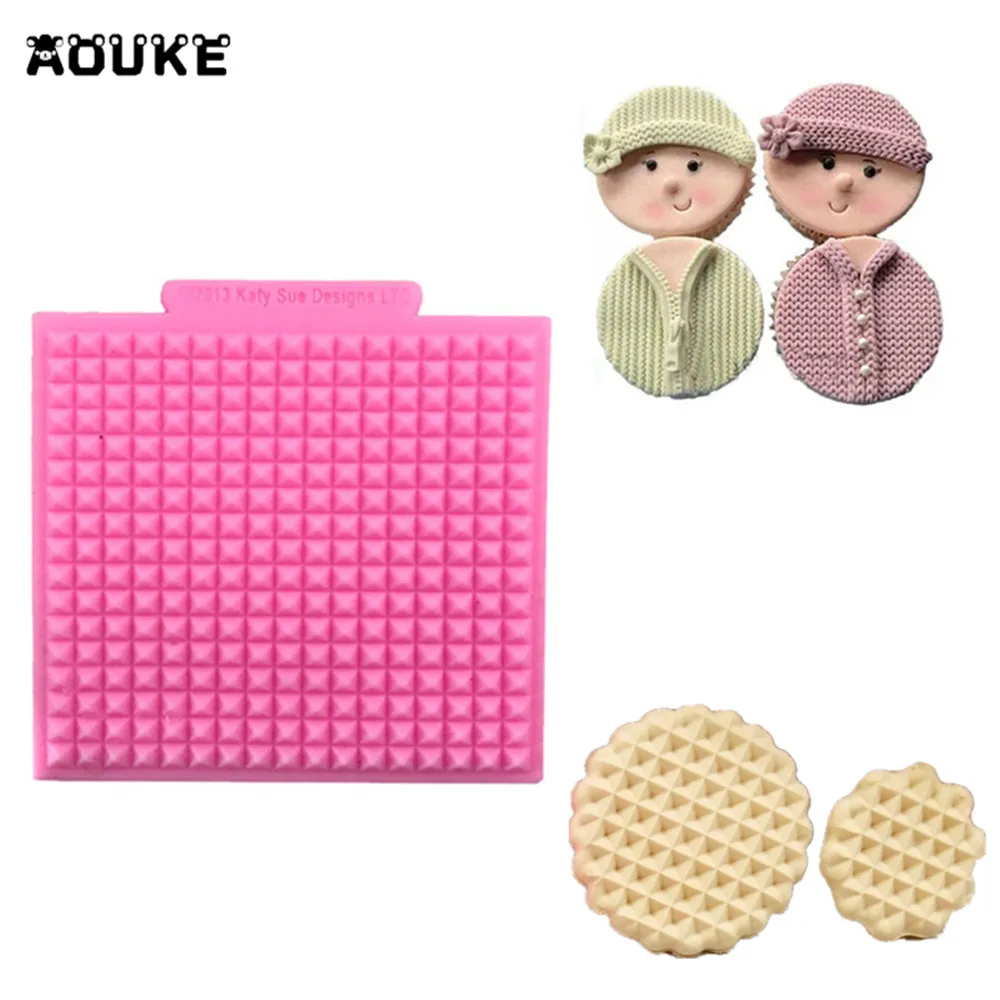 

Aouke 1Pc Pyramid Shape Cake Decorating Tool Silicone Cake Mold Pastry Tool Gumpaste Mold D174