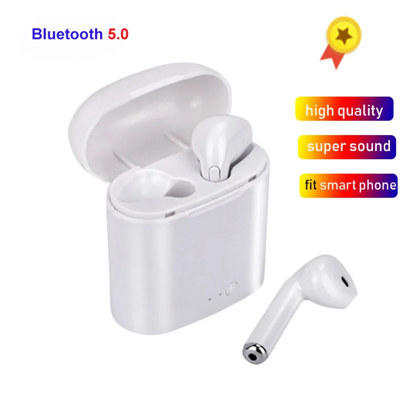 

i7s TWS pk i10 i11 i14 i13 i12 tws Mini Wireless Bluetooth 5.0 Earphone Stereo Earbud Headset With Charging Box Mic For Phone