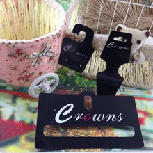 Подложка для ожерелья пользовательские карты серьга walit карты нестандартной конструкции MOQ: 1000 шт каждый товар печать логотипов