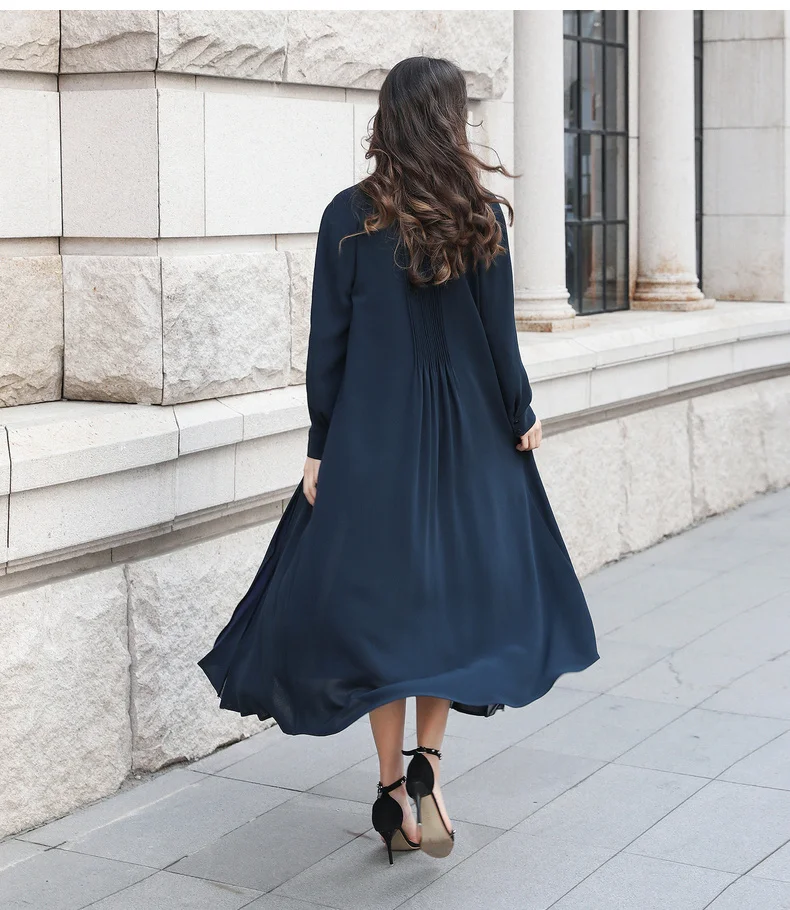 VOA размера плюс абайя Дубай хиджаб для мусульманок платье кафтан Роскошный шелк ислам ic одежда ислам кафтан турецкий джилбаб Qatar A10117
