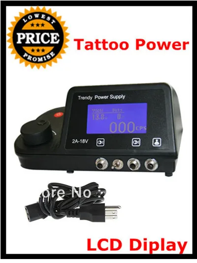 

Hot Selling Tattoo Power Supply LCD Digital Display Tattoo Power for Tattoo Machine  Free Shipping